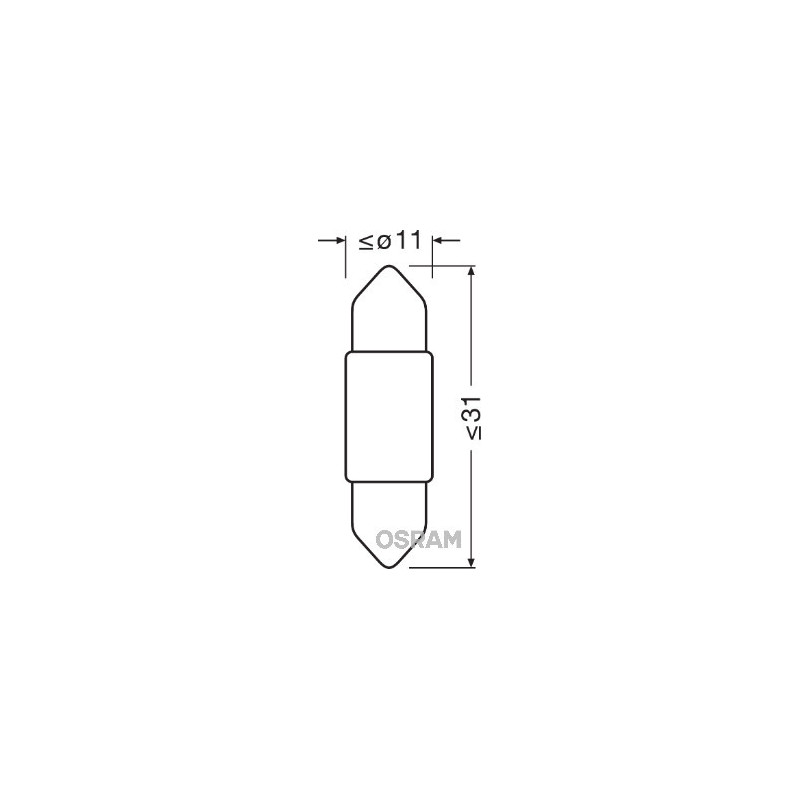 Ampoule (feu plafonnier) OSRAM