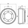 Tambour de frein MINTEX