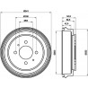 Tambour de frein MINTEX