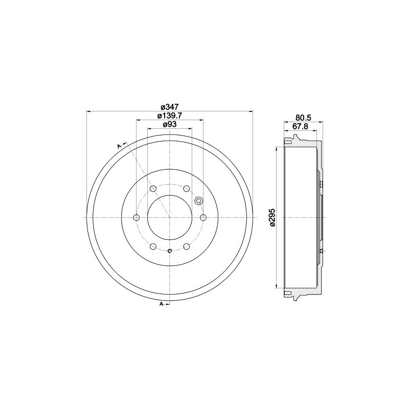 Tambour de frein MINTEX