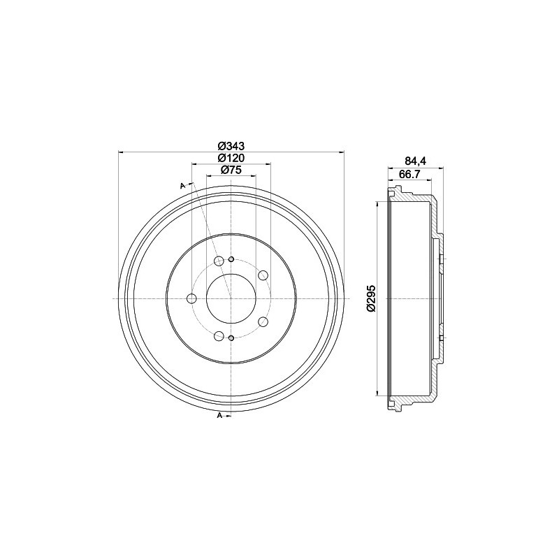 Tambour de frein MINTEX