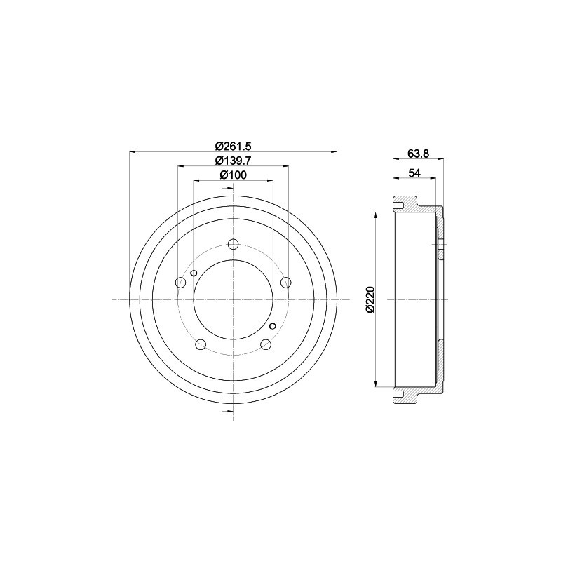 Tambour de frein MINTEX