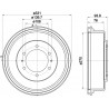 Tambour de frein MINTEX