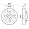 Tambour de frein MINTEX