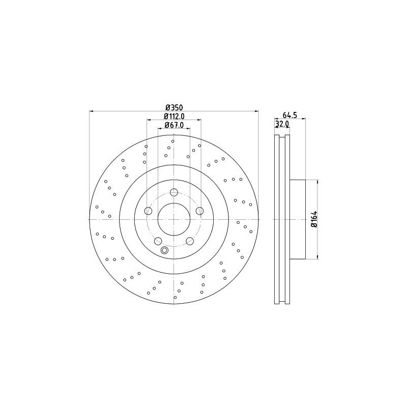 Disque de frein à l'unité MINTEX