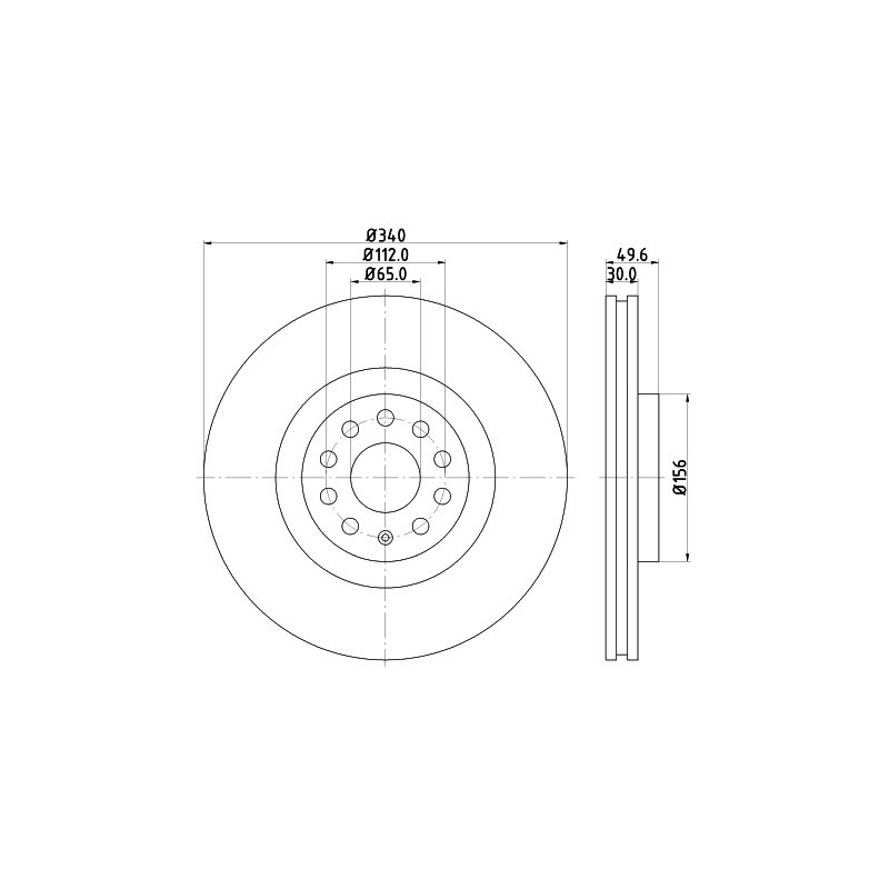 Disque de frein à l'unité MINTEX