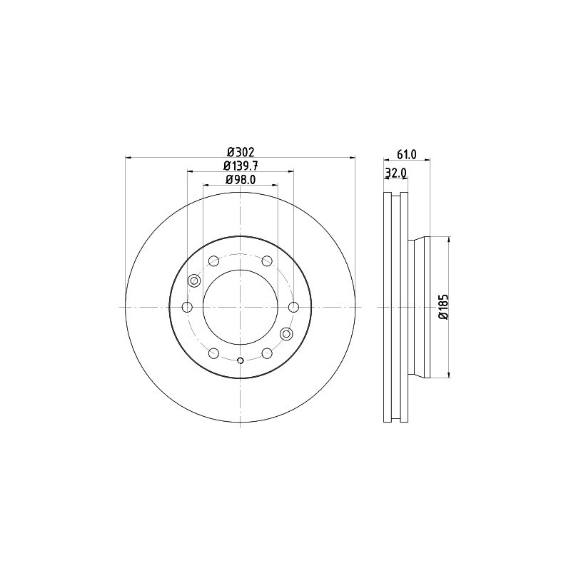 Disque de frein à l'unité MINTEX