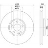 Jeu de 2 disques de frein MINTEX