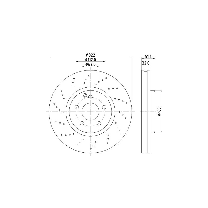 Disque de frein à l'unité MINTEX