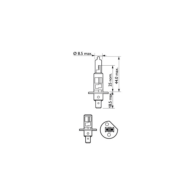 Ampoule (Phare longue portée) PHILIPS