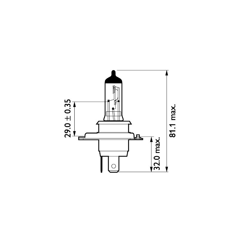 Ampoule (Phare longue portée) PHILIPS