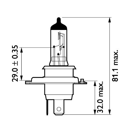 Ampoule (Phare longue portée) PHILIPS