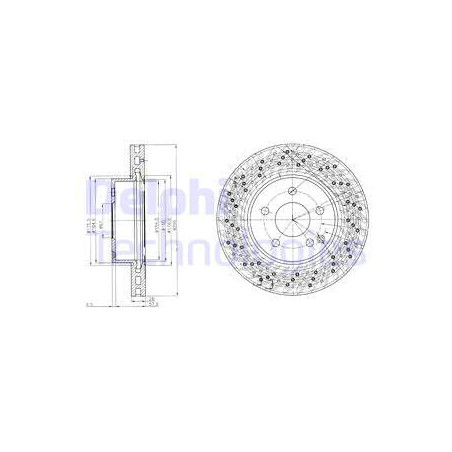 Disque de frein DELPHI