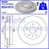 Jeu de 2 disques de frein DELPHI