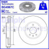 Jeu de 2 disques de frein DELPHI