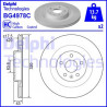 Jeu de 2 disques de frein DELPHI