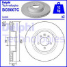 Jeu de 2 disques de frein DELPHI