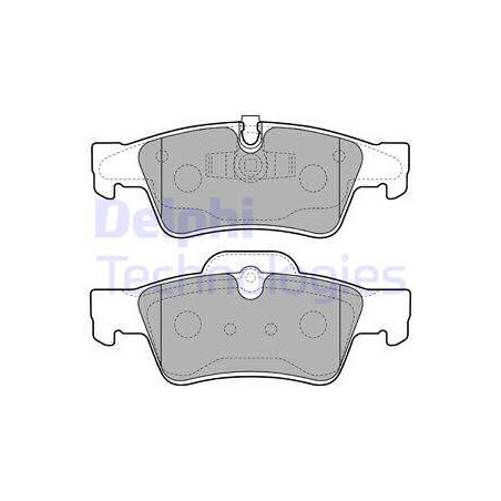 Jeu de quatre plaquettes de frein à disque DELPHI