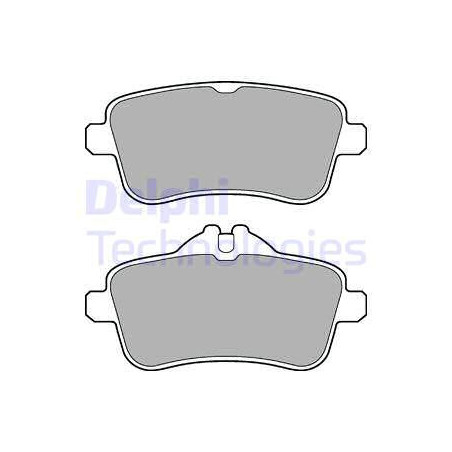 Jeu de quatre plaquettes de frein à disque DELPHI