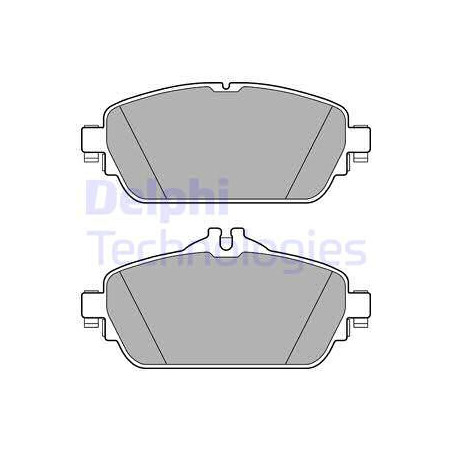 Jeu de quatre plaquettes de frein à disque DELPHI