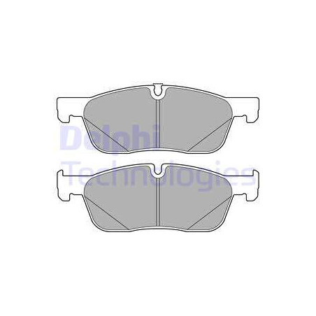 Jeu de quatre plaquettes de frein à disque DELPHI