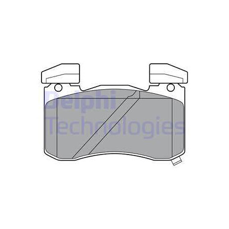 Jeu de quatre plaquettes de frein à disque DELPHI