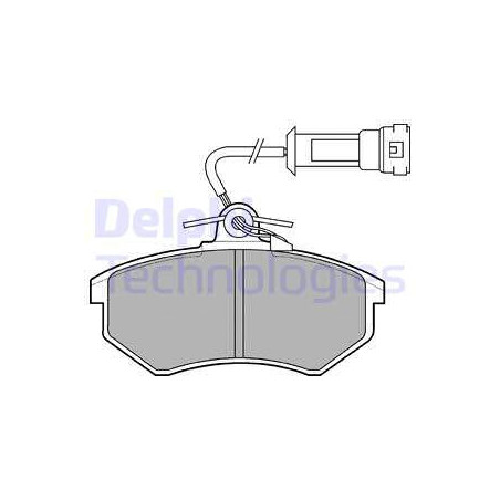 Jeu de quatre plaquettes de frein à disque DELPHI