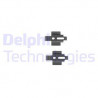 Kit d'accessoires (plaquette de frein) DELPHI