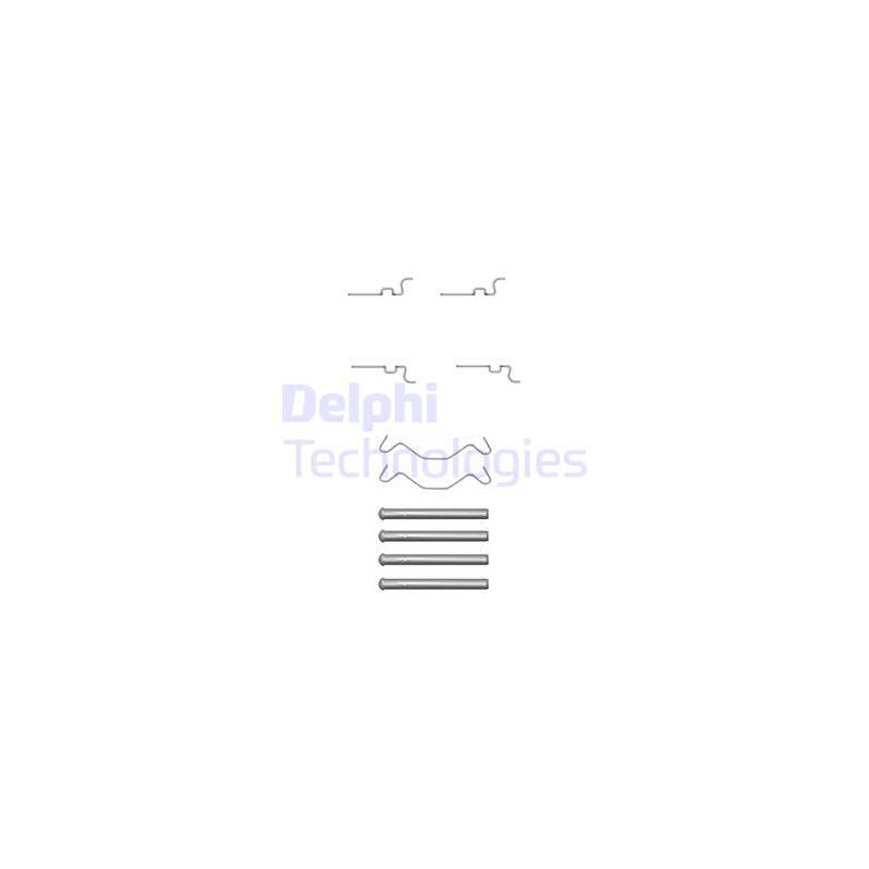 Kit d'accessoires (plaquette de frein) DELPHI