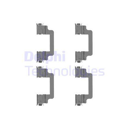 Kit d'accessoires (plaquette de frein) DELPHI