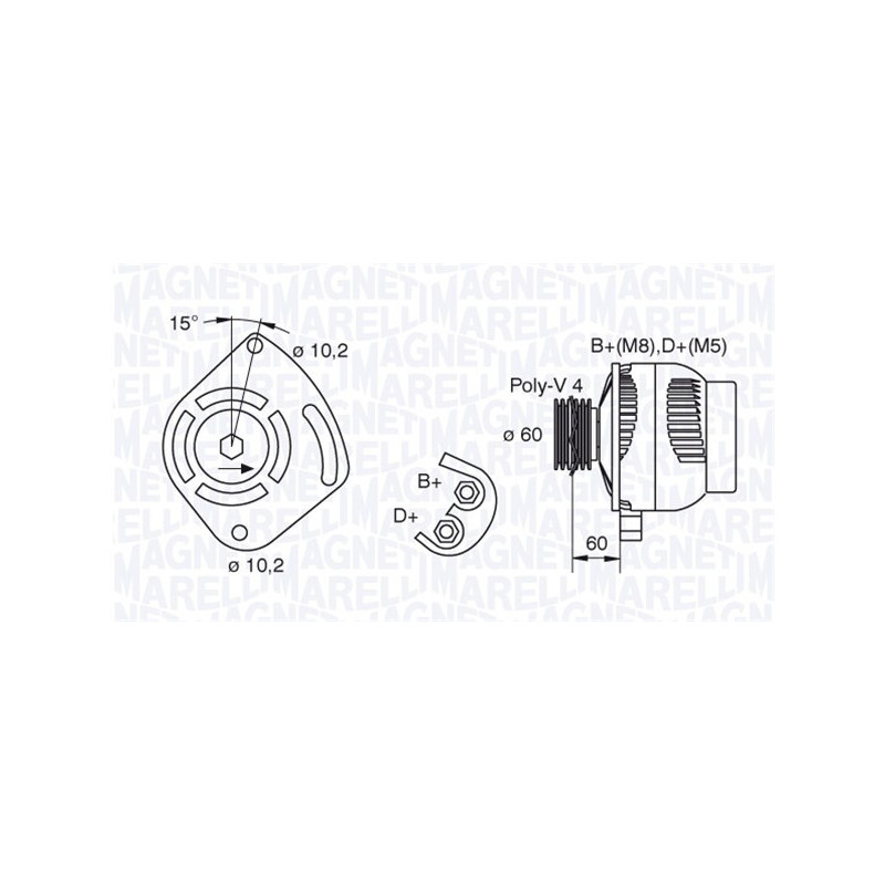 Alternateur MAGNETI MARELLI