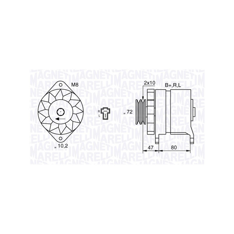 Alternateur MAGNETI MARELLI