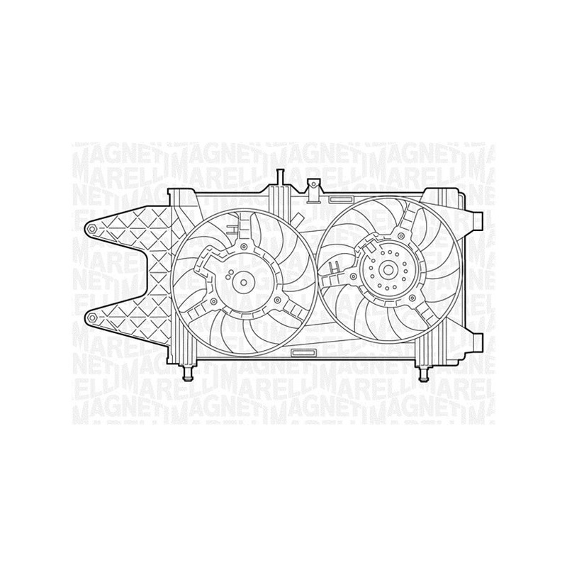 Ventilateur (refroidissement moteur) MAGNETI MARELLI