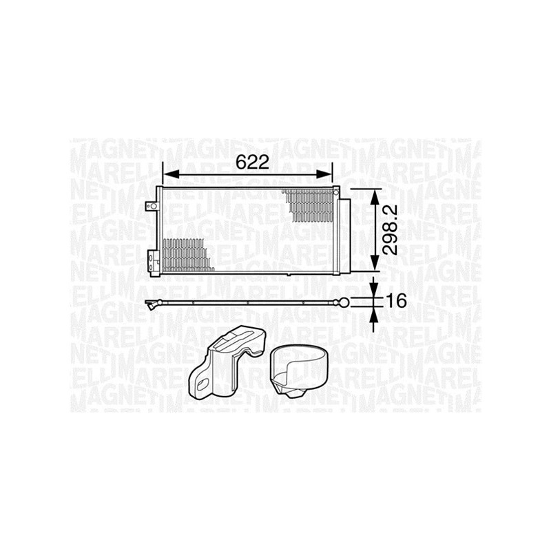 Condenseur de climatisation MAGNETI MARELLI