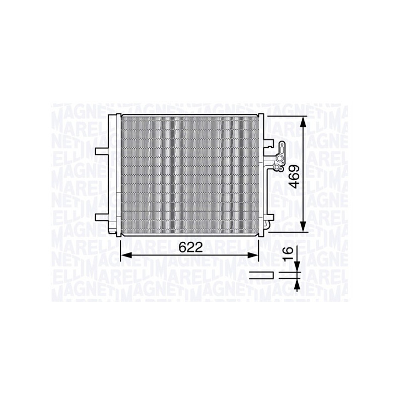 Condenseur de climatisation MAGNETI MARELLI