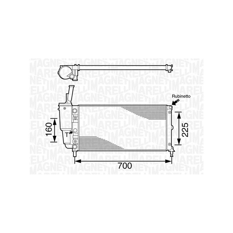 Radiateur MAGNETI MARELLI