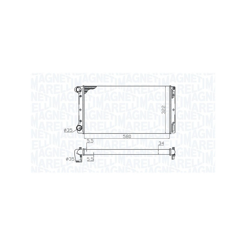 Radiateur MAGNETI MARELLI