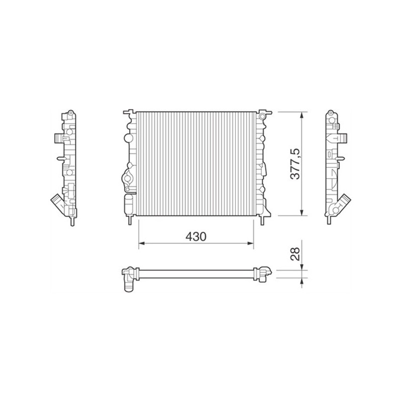 Radiateur MAGNETI MARELLI