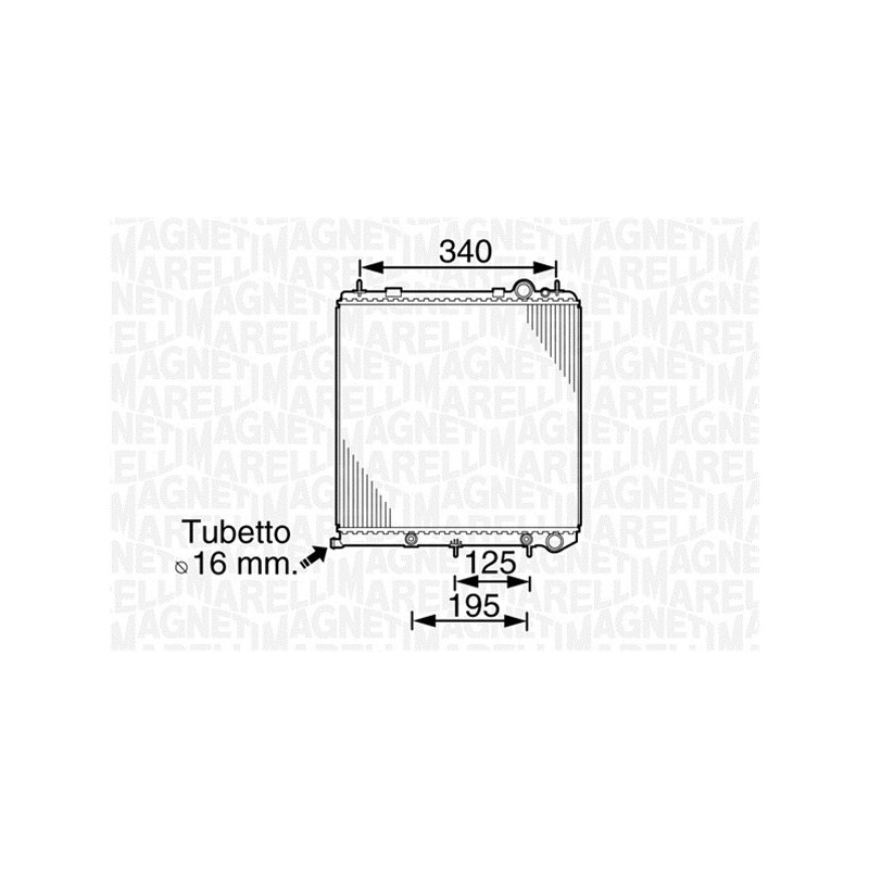 Radiateur MAGNETI MARELLI