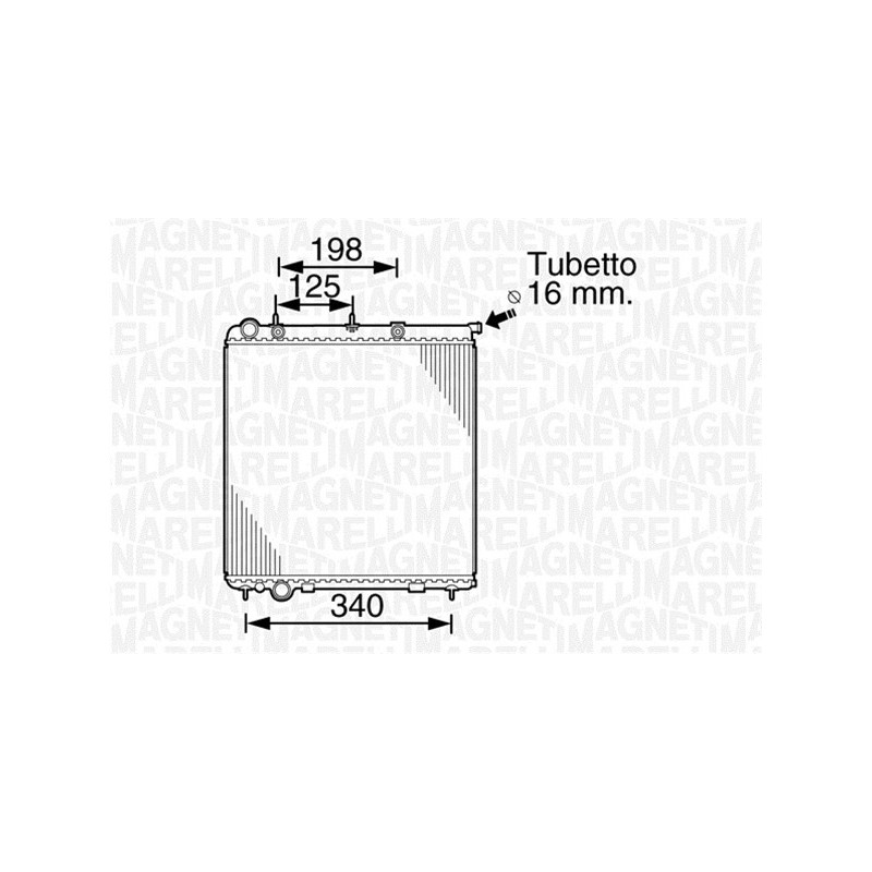 Radiateur MAGNETI MARELLI