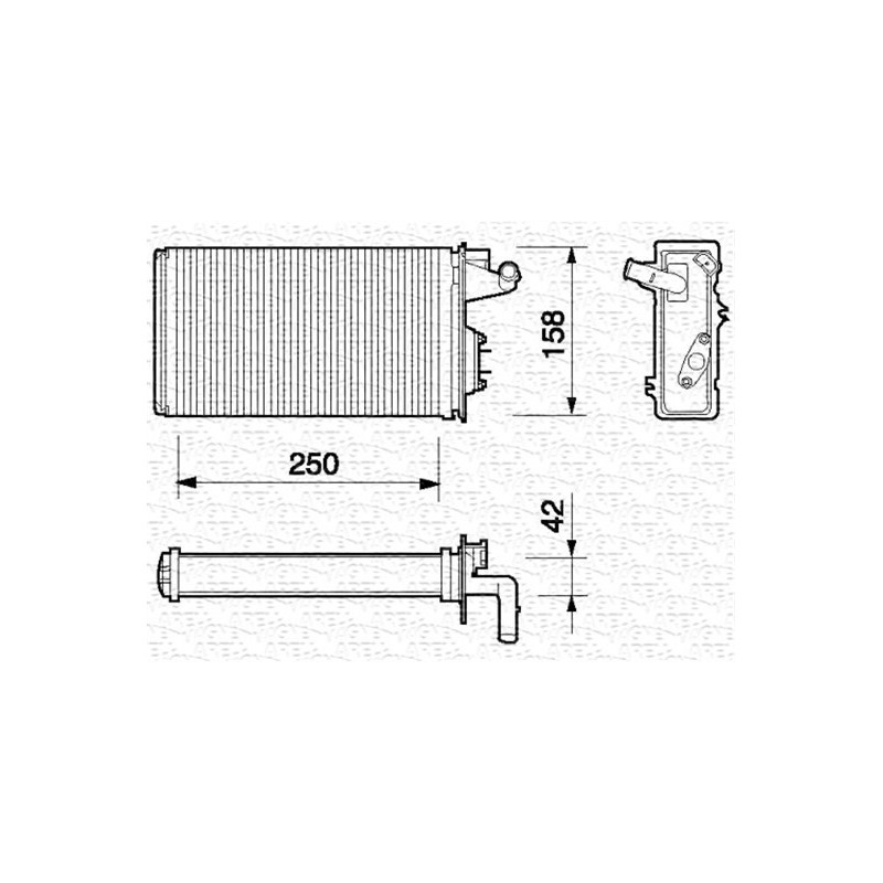 Radiateur de chauffage MAGNETI MARELLI