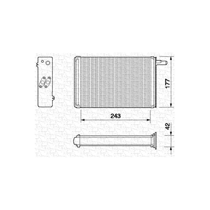 Radiateur de chauffage MAGNETI MARELLI