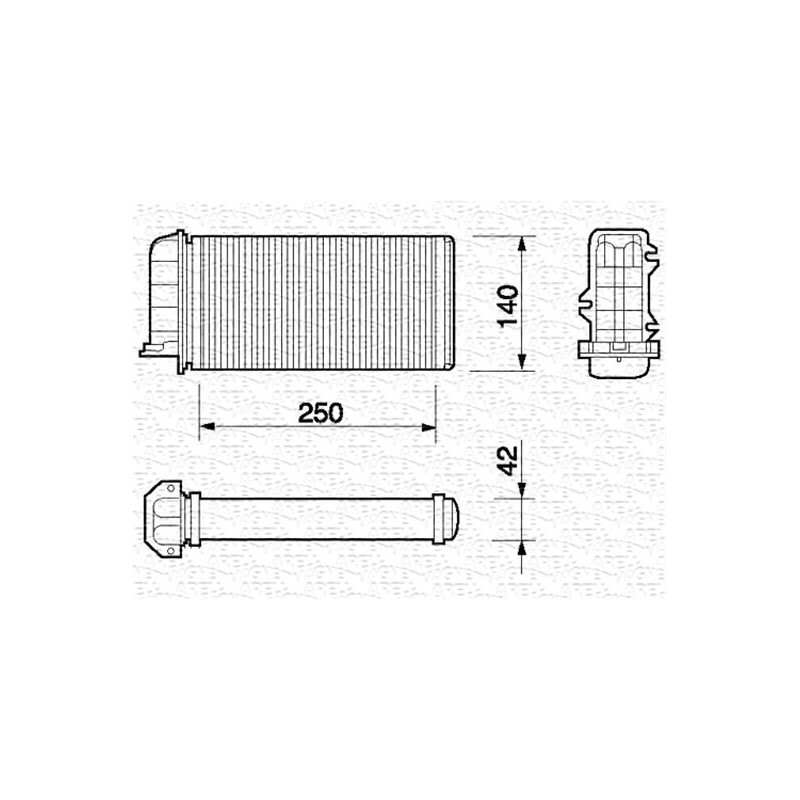 Radiateur de chauffage MAGNETI MARELLI