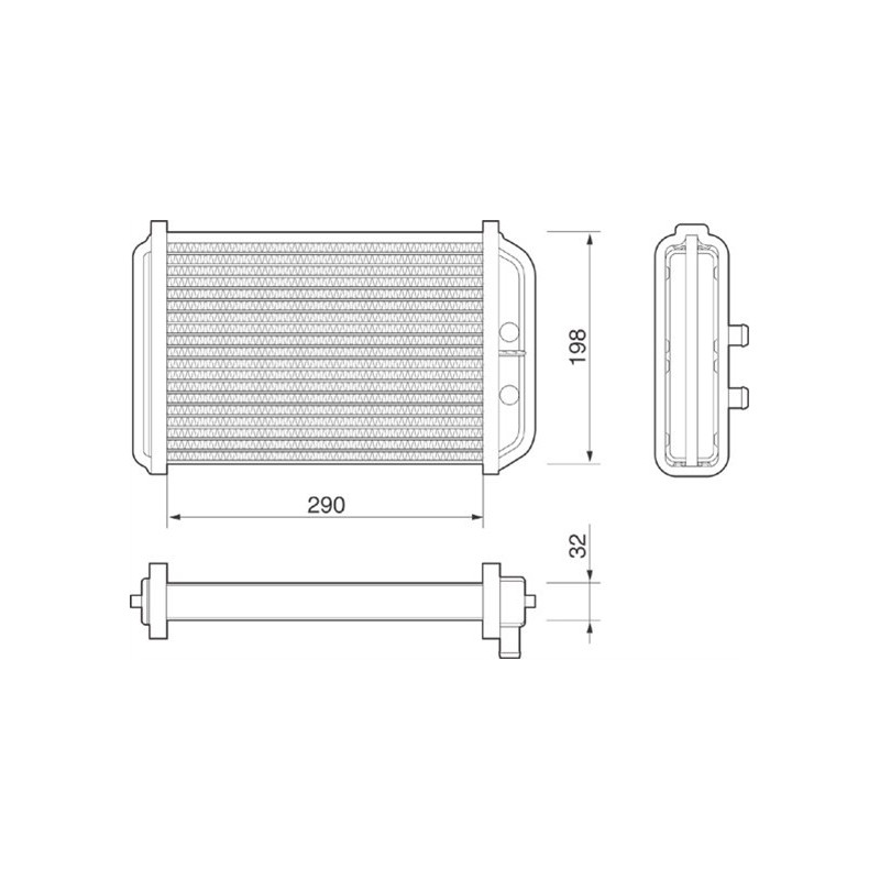 Radiateur de chauffage MAGNETI MARELLI