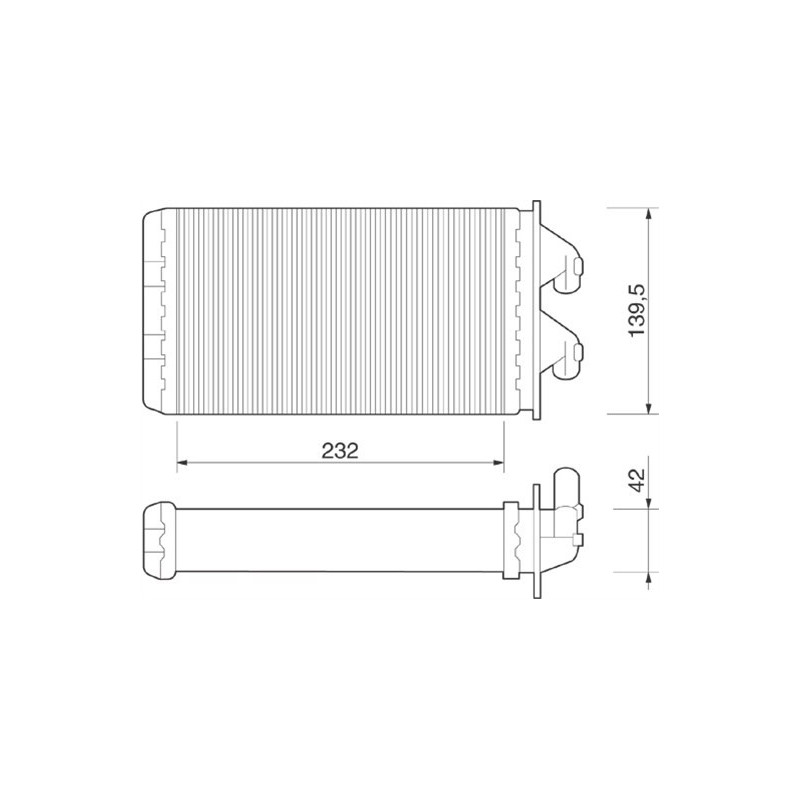 Radiateur de chauffage MAGNETI MARELLI