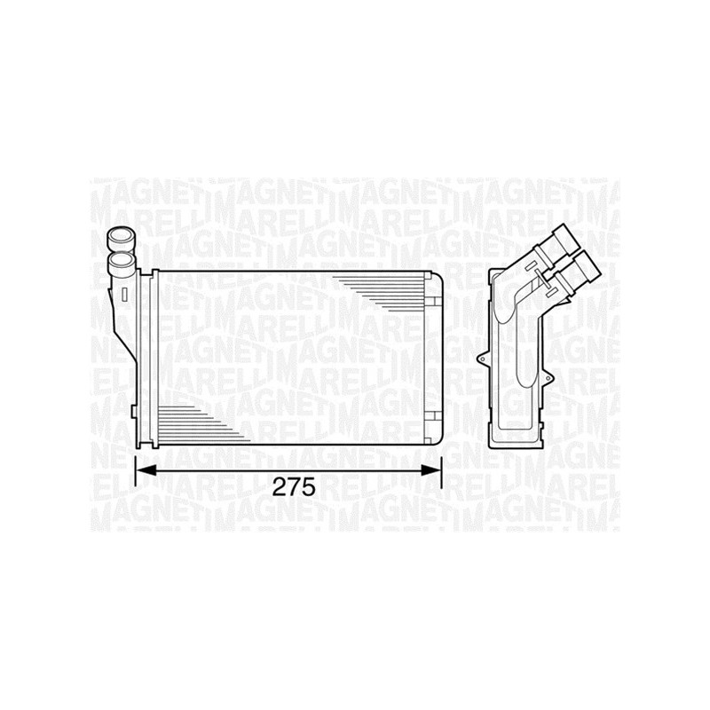 Radiateur de chauffage MAGNETI MARELLI