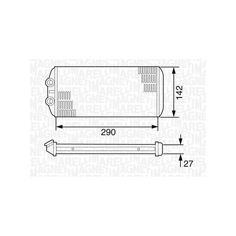 Radiateur de chauffage MAGNETI MARELLI