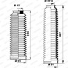 Jeu de joints-soufflets (direction) MOOG