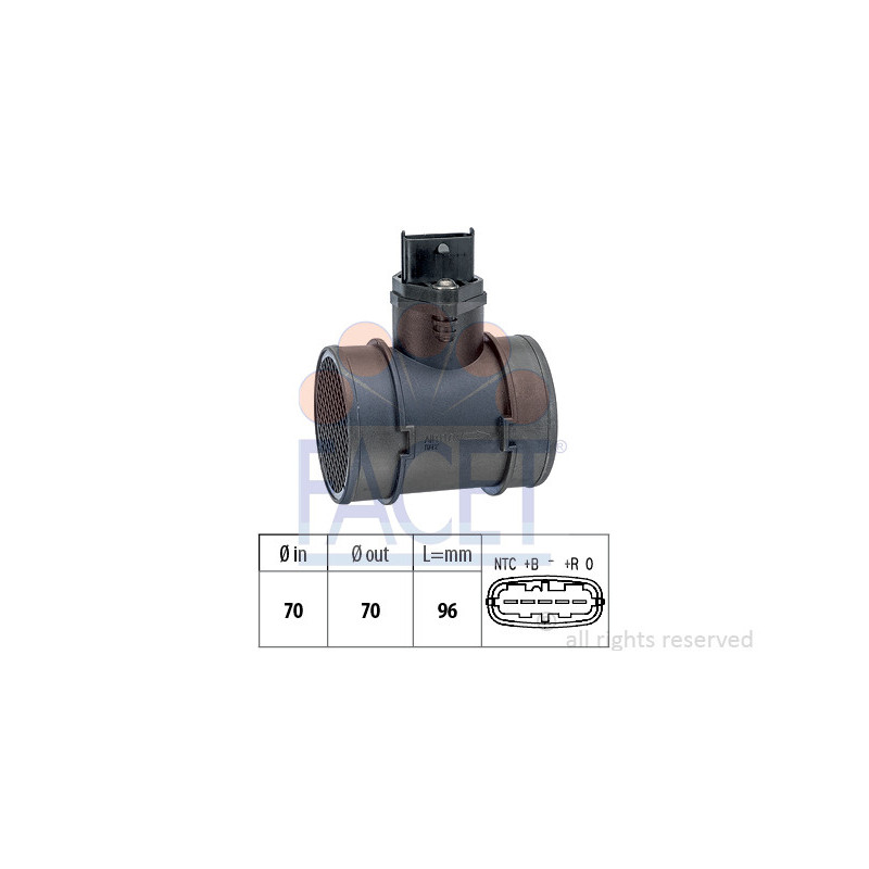 Débitmètre de masse d'air FACET