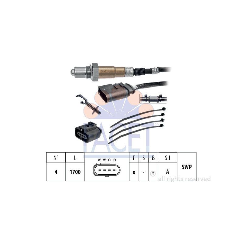 Sonde lambda FACET